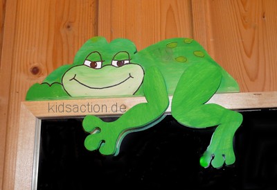 Kantenhocker Frosch