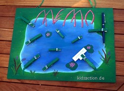 Memoboard Krokoteich