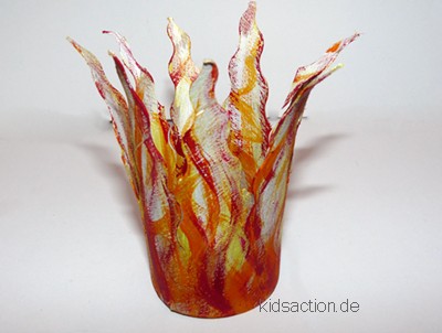 Teelicht f&uuml;r Halloween