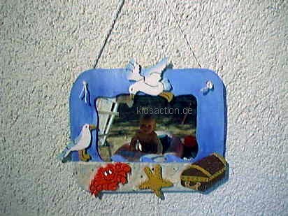 Bilderrahmen mit Schatztruhe